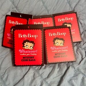 Betty Boop Red Mystery Coin Bags